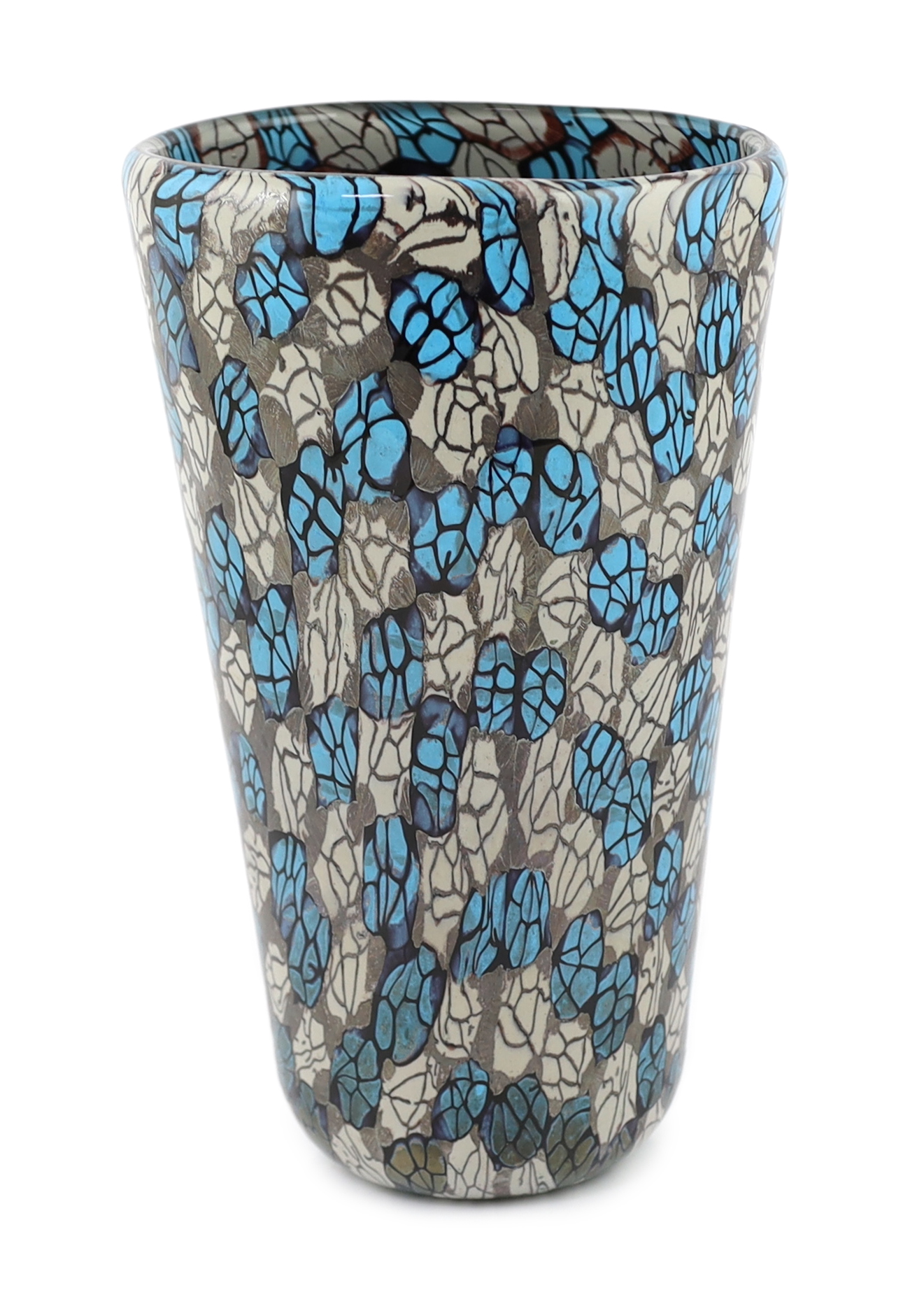 Vittorio Ferro (1932-2012), a Murano glass Murrine vase